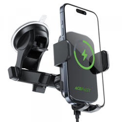ACEFAST Incarcator Auto Wireless Acefast D53, 15W, 1.67A, Negru