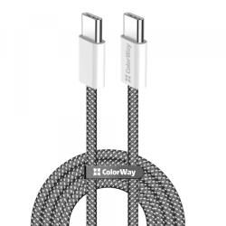 ColorWay Cablu Date si Incarcare USB-C - USB-C ColorWay CW-CBPDCC061, 60W, 1m, Negru
