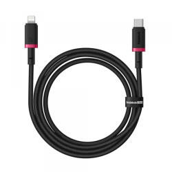 Baseus Cablu Date si Incarcare USB-C - Lightning Baseus Dura Series, 20W, 1m, Rosu Negru P10377800U01-01