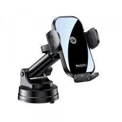 YESIDO Incarcator Auto Wireless Yesido C197, 15W, 1.67A, Negru