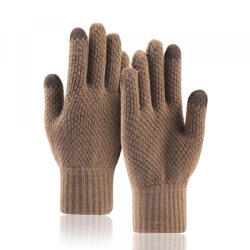 Techsuit Manusi De Iarna Tactile Barbati Techsuit ST0013, Marime 22cm, Maro