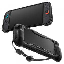 Spigen Carcasa Protectie Spigen Rugged Armor pentru Consola Nintendo Switch 2, Neagra ACS09075