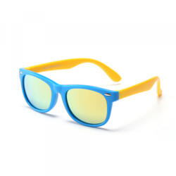 Techsuit Ochelari De Soare Copii Techsuit D802, Polarizati, Protectie UV, Albastri Deschis Galbeni