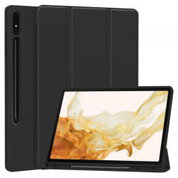 Techsuit Husa pentru Samsung Galaxy Tab S8 / Tab S7 T875 / Tab S7 T870, Techsuit, Flex Trifold, Neagra