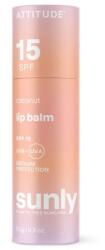 ATTITUDE Sunly Spf 15 Ásványi Ajakbalzsam Kókusz Illattal 8, 5 g