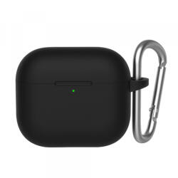 Blueo Husa Blueo Liquid pentru Apple AirPods 3, Neagra - koubsolutions