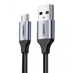 UGREEN Cablu Date si Incarcare USB-A - microUSB UGREEN US290, 18W, 1.5m, Negru - koubsolutions