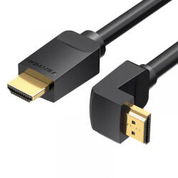 Vention Cablu Video Vention Angled, HDMI - HDMI, 4K, 1.5m, Negru AAQBG