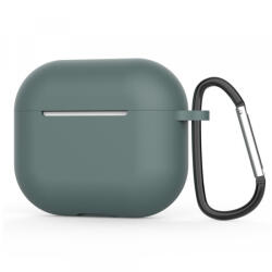 Techsuit Husa Techsuit Silicone pentru Apple AirPods 4, Verde Inchis - koubsolutions