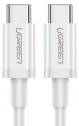 UGREEN Cablu Date si Incarcare USB-C - USB-C UGREEN US264, 60W, 0.5m, Alb