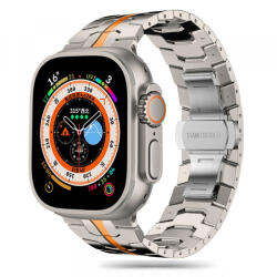Techsuit Curea Techsuit W063 pentru Apple Watch 49mm / 46mm / 45mm / 44mm / 42mm Series, Portocalie - koubsolutions