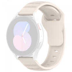 Techsuit Curea Techsuit W050 pentru Samsung Galaxy Watch / Huawei Watch Series, 20mm, Bej - koubsolutions