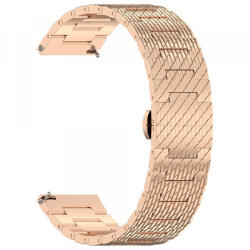 Techsuit Curea Techsuit W052 pentru Huawei Watch / Xiaomi Watch Series, 22mm, Roz Aurie - koubsolutions