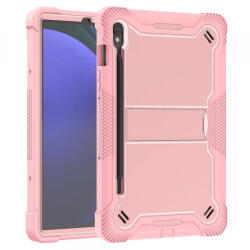 Techsuit Husa pentru Samsung Galaxy Tab S9 FE / Tab S9 / Tab S10 FE, Techsuit, Rugged TabShell, Roz
