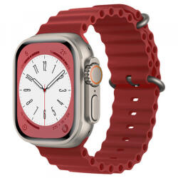Techsuit Curea Techsuit W038 pentru Apple Watch 42mm / 41mm / 40mm / 38mm Series, Rosie Inchis - koubsolutions