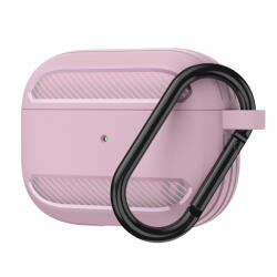 Techsuit Husa Techsuit Carbon pentru Apple AirPods Pro Series, Roz