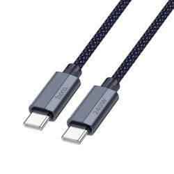 hoco. Cablu Date si Incarcare USB-C - USB-C HOCO U134, 240W, 1.8m, Bleumarin - koubsolutions