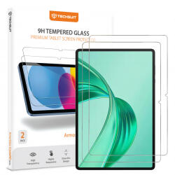 Techsuit Folie de protectie Ecran Techsuit ArmorGlass CrystalHD pentru Honor Pad X8a / Xiaomi Pad 6 / 6 Pro, Sticla Securizata, Full Glue, Set 2 bucati - koubsolutions