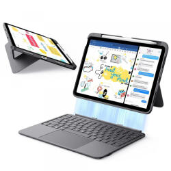 ESR Husa cu Tastatura pentru Apple iPad (2025) / (2022), ESR, Flex, Gri - koubsolutions