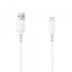 Setty Cablu Date si Incarcare USB-A - Lightning Setty, 18W, 1m, Alb