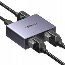 UGREEN Splitter Retea UGREEN NW301, RJ45 - 2 x RJ45, Gri - koubsolutions