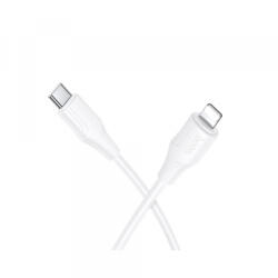 hoco. Cablu Date si Incarcare USB-C - Lightning HOCO X124, 27W, 1m, Alb