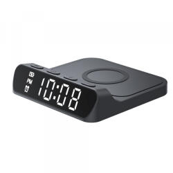 Havit Ceas Digital HAVIT W3031 cu Incarcare Wireless QI, Negru