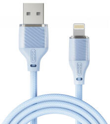 XO Design Cablu Date si Incarcare USB-A - Lightning XO Design NB291, 18W, 1m, Albastru - koubsolutions
