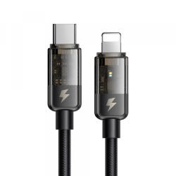 Mcdodo Cablu Date si Incarcare USB-C - Lightning McDodo CA-3160 Auto Power Off, 36W, 1.2m, Negru - koubsolutions