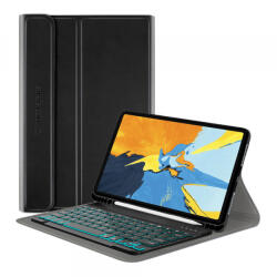 Techsuit Husa cu Tastatura pentru Apple iPad Pro 11 (2022) / Pro 11 (2021) / Pro 11 (2020) / Pro 11 (2018), Techsuit, CozyTab, Neagra