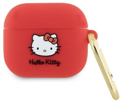 Hello Kitty Husa Hello Kitty 3D Kitty Head pentru Apple AirPods 3, Rosie