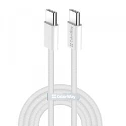 ColorWay Cablu Date si Incarcare USB-C - USB-C ColorWay CW-CBPDCC061, 60W, 1m, Gri