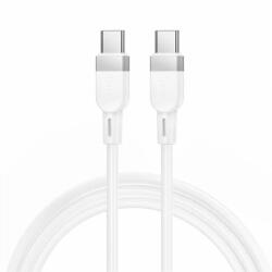 hoco. Cablu Date si Incarcare USB-C - USB-C HOCO X109, 60W, 1m, Alb - koubsolutions