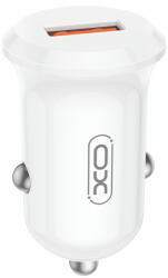 XO Incarcator Auto XO Design CC68, 18W, 3A, 1 x USB-A, Alb - koubsolutions