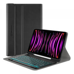 Techsuit Husa cu Tastatura pentru Apple iPad Air 13 (2024) / Pro 12.9 (2022) / Pro 12.9 (2021) / Pro 12.9 (2020) / Pro 12.9 (2018), Techsuit, CozyTab, Neagra