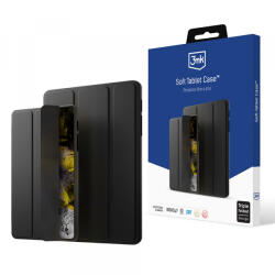 3mk Protection Husa pentru Samsung Galaxy Tab A9+, 3MK, Soft Tablet, Neagra