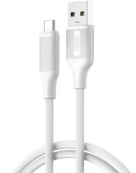 XO Design Cablu Date si Incarcare USB-A - USB-C XO Design NB265, 18W, 1m, Alb