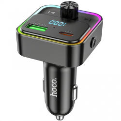 hoco. Modulator FM Bluetooth HOCO E81, 1 x USB-A - 1 x USB-C