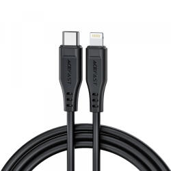 ACEFAST Cablu Date si Incarcare USB-C - Lightning Acefast C3-01, 30W, 1.2m, Negru