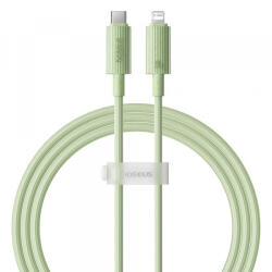 Baseus Cablu Date si Incarcare USB-C - Lightning Baseus Habitat, 20W, 1m, Verde P10360201631-00