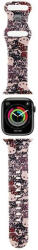 Hello Kitty Curea Hello Kitty Silicone Tags Graffiti pentru Apple Watch 42mm / 41mm / 40mm / 38mm Series, Roz
