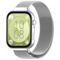 Techsuit Curea Techsuit W009 pentru Huawei Watch Fit 5 Pro / Fit 5 / Fit 4 Pro / Fit 4 / Fit 3, Argintie - koubsolutions