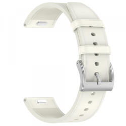 Techsuit Curea Techsuit W073 pentru Samsung Galaxy Watch / Huawei Watch Series, 22mm, Alba - koubsolutions