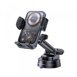 YESIDO Incarcator Auto Wireless Yesido C307, 15W, 1.67A, Negru - koubsolutions