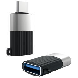 XO Design Adaptor OTG USB-C - USB-A XO Design NB149-F, Negru - koubsolutions