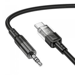 hoco. Cablu Audio USB-C - 3.5mm HOCO UPA27, 1.2m, Negru