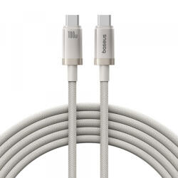 Baseus Cablu Date si Incarcare USB-C - USB-C Baseus Titanium, 100W, 2m, Argintiu P10378100G21-01