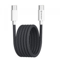 Techsuit Cablu Date si Incarcare USB-C - USB-C Techsuit PCB114D, 60W, 1m, Negru - koubsolutions