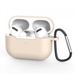Techsuit Husa Techsuit Silicone Case pentru Apple AirPods Pro 3, Crem - koubsolutions