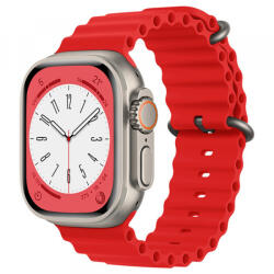 Techsuit Curea Techsuit W038 pentru Apple Watch 42mm / 41mm / 40mm / 38mm Series, Rosie